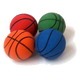 Mini bolas Basket semiduras para cães, 4 cm