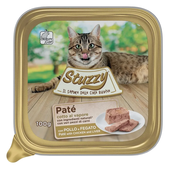 Comida húmida para gatos Mister Stuzzy Cat frango e fígado, 100 g