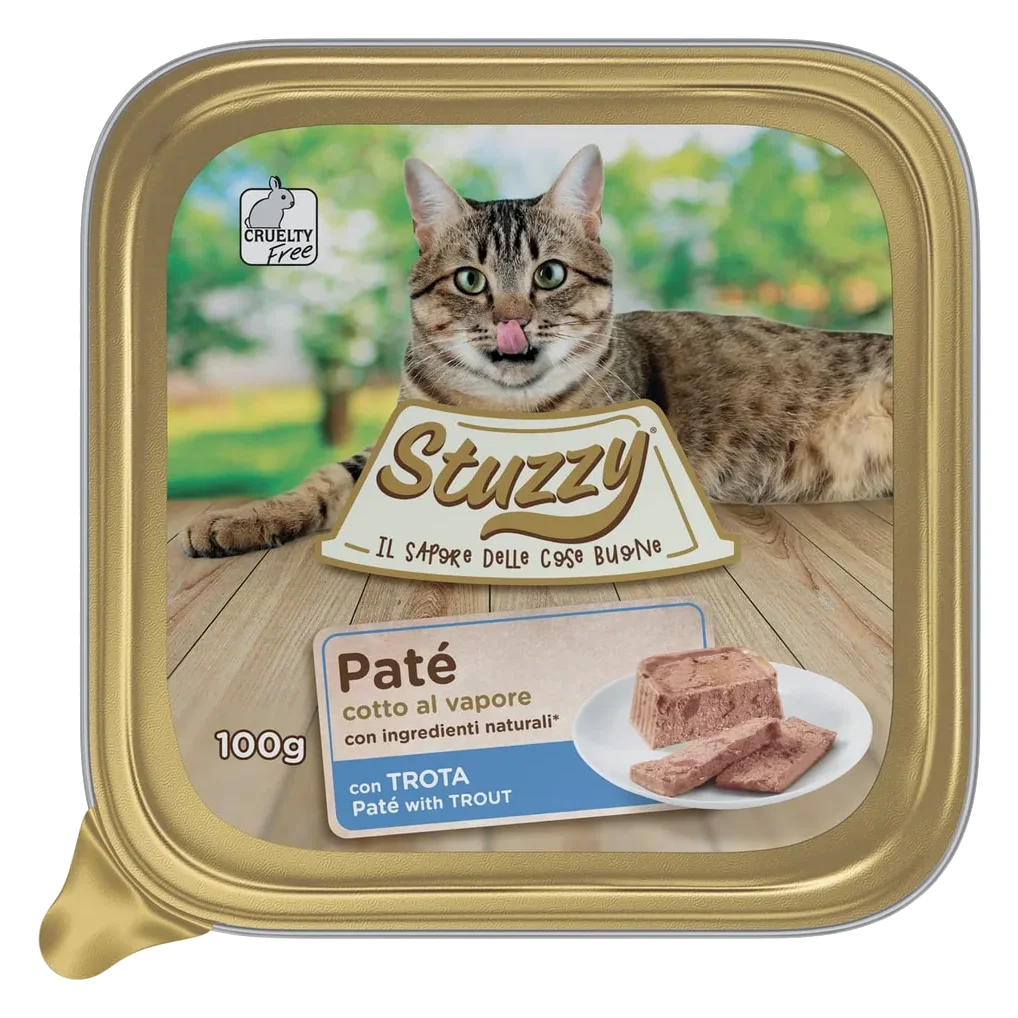 Comida húmida para gatos Mister Stuzzy Cat truta, 100 g