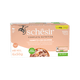 Comida húmida para gatos Schesir atum com salmão, 6 × 50 g, multipack