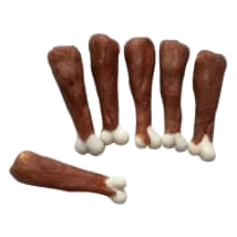 Snacks para cães coxas de pato com cálcio, 500 g