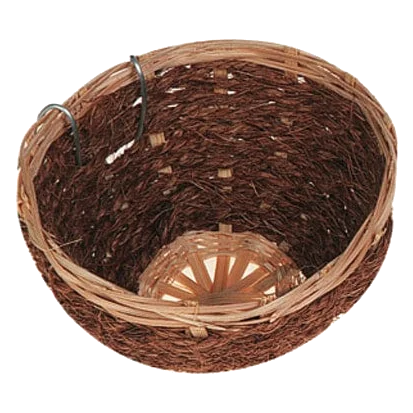 Ninho de cana e coco para canários