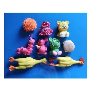 Pack de 10 brinquedos de látex sortidos para cães médios e grandes
