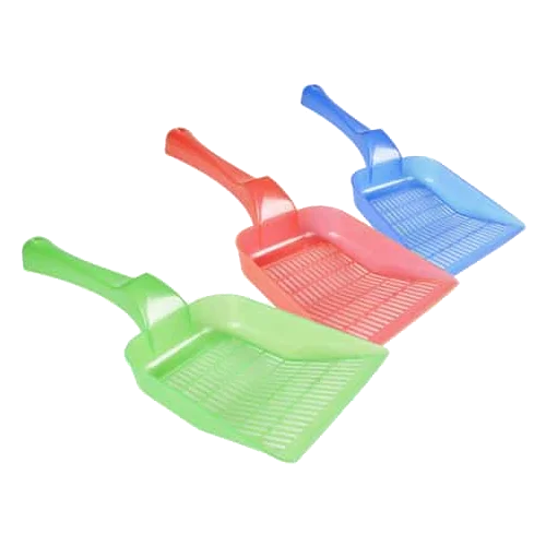 Pás para areia de grão fino para gatos
