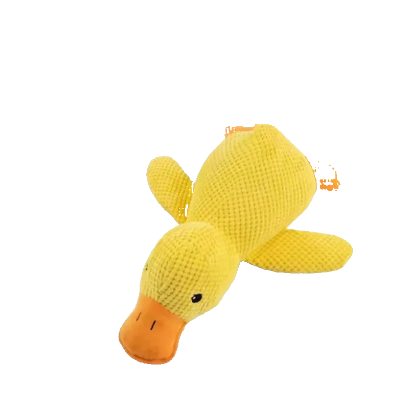 Pato de peluche que patalea y hace cua para perros, recargable, S - ZONLIDOOG