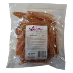 Peito de frango desidratado 1 kg, snack natural para cães