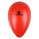 Bola ovo vermelho de plástico para cães, tamanhos 1, 2 e 3