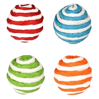 Bolas para gatos 4 cm, expositor de 40
