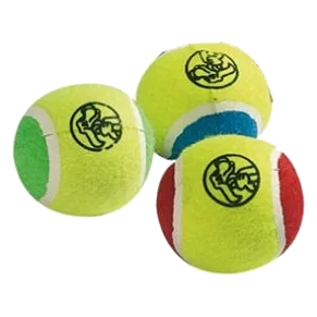 Bolas de ténis para cães médias, 9,5 cm