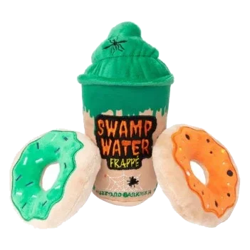 Peluche de Halloween para cães FuzzYard Frappé & Donuts