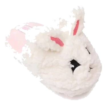 Peluche de Páscoa para cães FuzzYard Fluffy Bunny Slipper