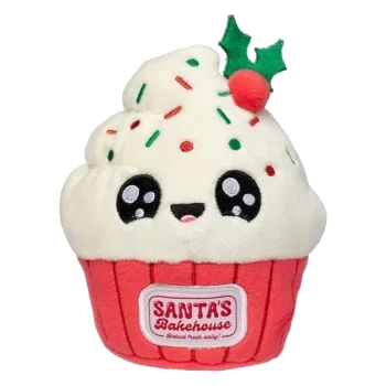 Peluche de Natal para cães FuzzYard Frosty the Cupcake