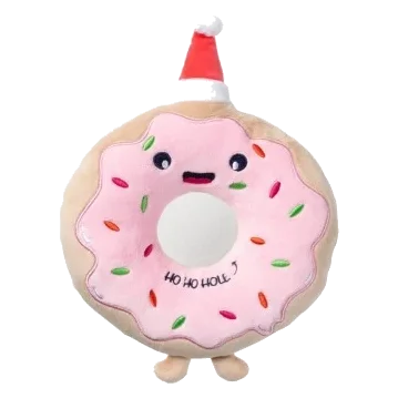 Peluche de Natal para cães FuzzYard Ho Ho Donut