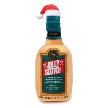 Peluche de Natal para cães FuzzYard Jolly Scotch