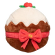 Peluche de Natal para cães FuzzYard Merry Puddin em forma de pudim de Natal
