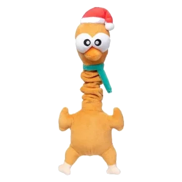 Peluche de Natal para cães FuzzYard Monecka the Turkey