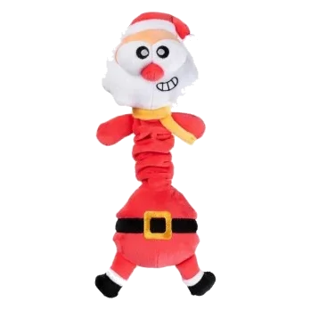 Peluche de Natal para cães FuzzYard Saint Neckolas em forma de Pai Natal