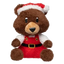 Peluche de Natal para cães FuzzYard Santa Fuzz Bear