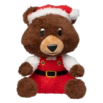 Peluche de Natal para cães FuzzYard Santa Fuzz Bear