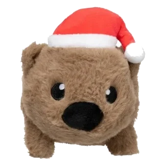Peluche de Natal para cães FuzzYard Wallace Wombat