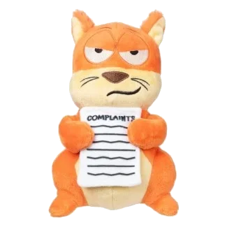 Peluche esquilo com som para cães FuzzYard Karen
