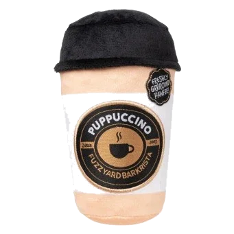 Peluche para cães FuzzYard Barkrista Puppuccino em forma de copo de café