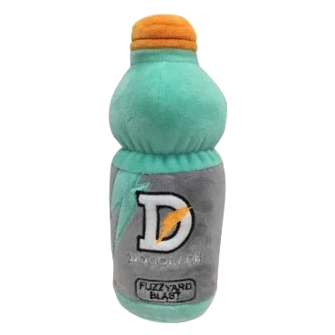 Peluche para cães FuzzYard bebida desportiva Dogorade com apito