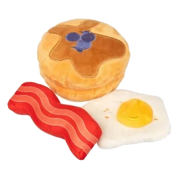 Peluches para cães FuzzYard Dog's Breakfast, pack de 3