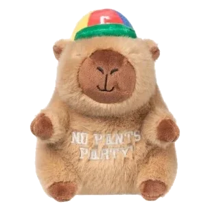 Peluche para cão FuzzYard Happybaras Cap-Ybara com apito