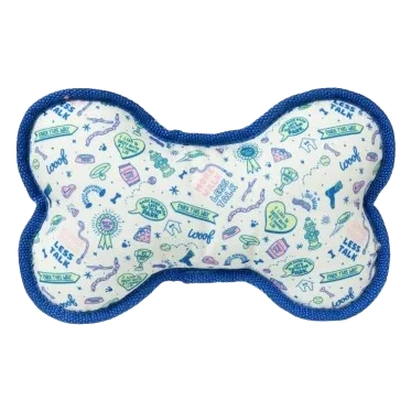 Peluche para cães FuzzYard osso Best In Show com apito
