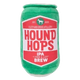 Peluche para cães FuzzYard lata de cerveja Hound Hops com apito