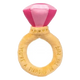 Peluche para cães FuzzYard Love Diamond In The Ruff Ring, anel de diamante