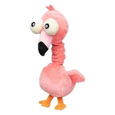 Peluche para cães FuzzYard Neck Minnits Neckole flamingo com pescoço elástico