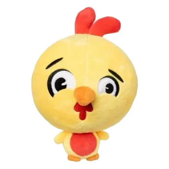 Peluche para cães FuzzYard Noggins Hen Diesel com apito