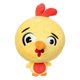 Peluche para cães FuzzYard Noggins Hen Diesel com apito