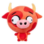 Peluche para cães FuzzYard Noggins Moo Hammad Ali com apito