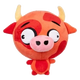 Peluche para cães FuzzYard Noggins Moo Hammad Ali com apito