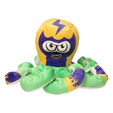 Peluche para cães FuzzYard Octo-Pose Octo the Outrageous polvo com apito
