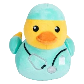 Peluche para cães FuzzYard Ducktor pato com apito