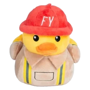 Peluche para cães FuzzYard pato Firequacker com apito