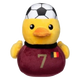 Peluche para cão FuzzYard Pato futebolista Bélgica n.º 7 com apito