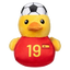 Peluche para cão FuzzYard Pato futebol Espanha n.º 19 com apito