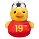 Peluche para cão FuzzYard Pato futebol Espanha n.º 19 com apito