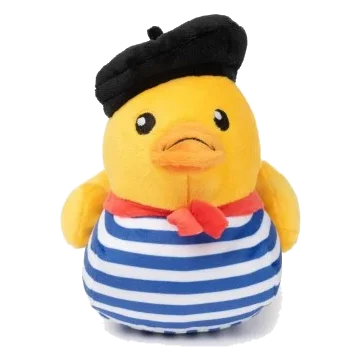 Peluche para cães FuzzYard pato Timothee Chalaquack com apito