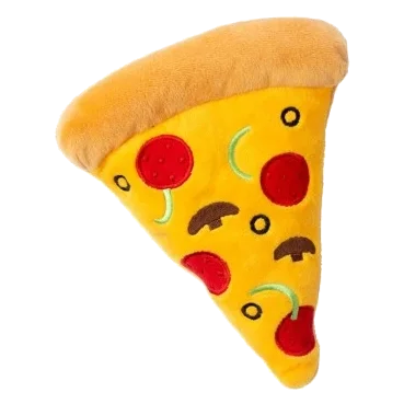 Peluche para cão FuzzYard Fatia de pizza com apito