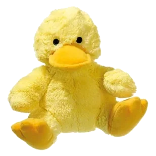 Peluche para cães pato, 19 cm