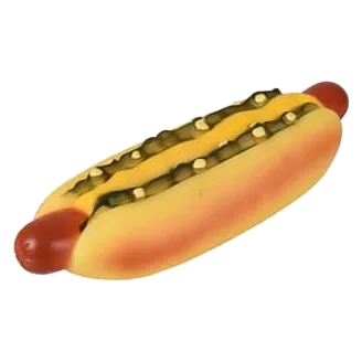 Brinquedo para cães cachorro-quente gigante em vinil, 25 cm