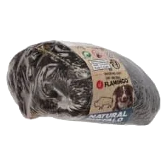 Casco de búfalo recheado Flamingo Nature para cães