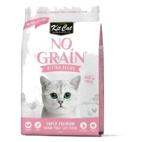 Ração para gatinhos sem cereais Kit Cat No Grain 1 kg