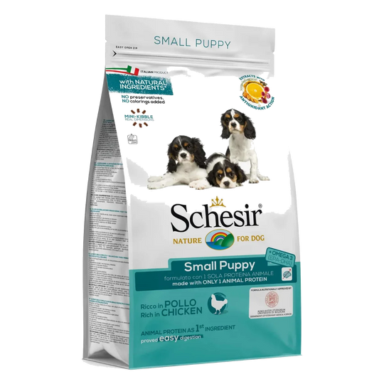 Ração para cachorros Schesir Small Puppy frango para raças pequenas, 2 kg